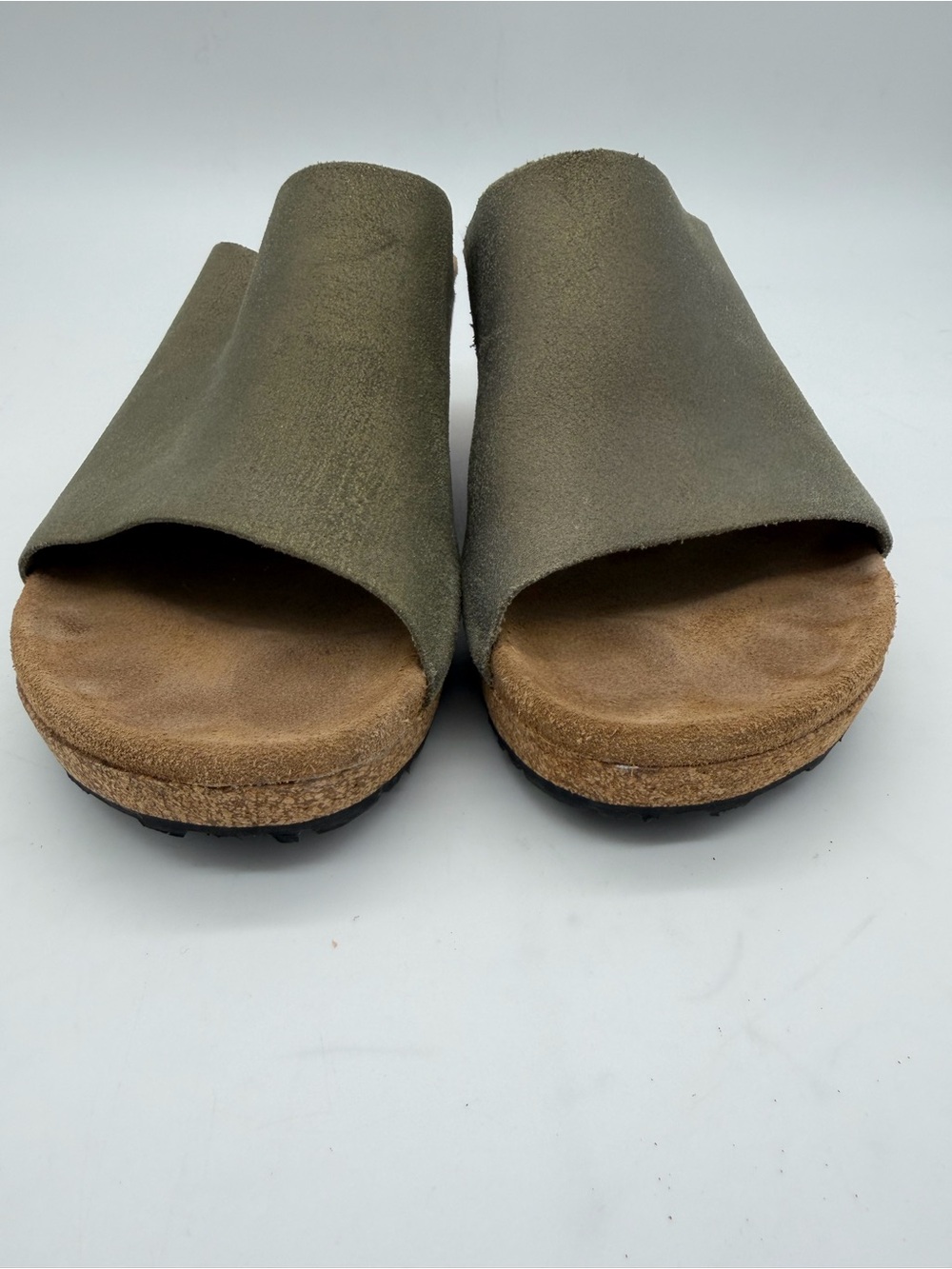 Papillio Birkenstock Namica Metallic Sand Gold Size 7 Wedges - Picture 4 of 9